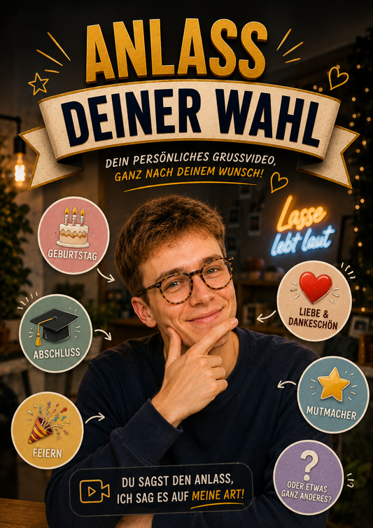 Anlass deiner Wahl